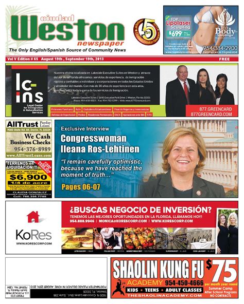 Weston news .